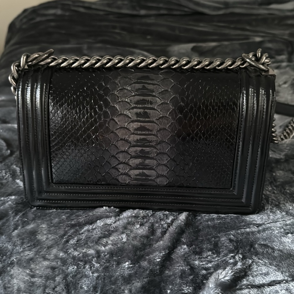 Chanel Python Boy - image 3